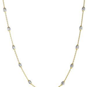 Sterling Silver 925 Silver Station Necklace for Women Teen Girls 10-36 Inch Silv